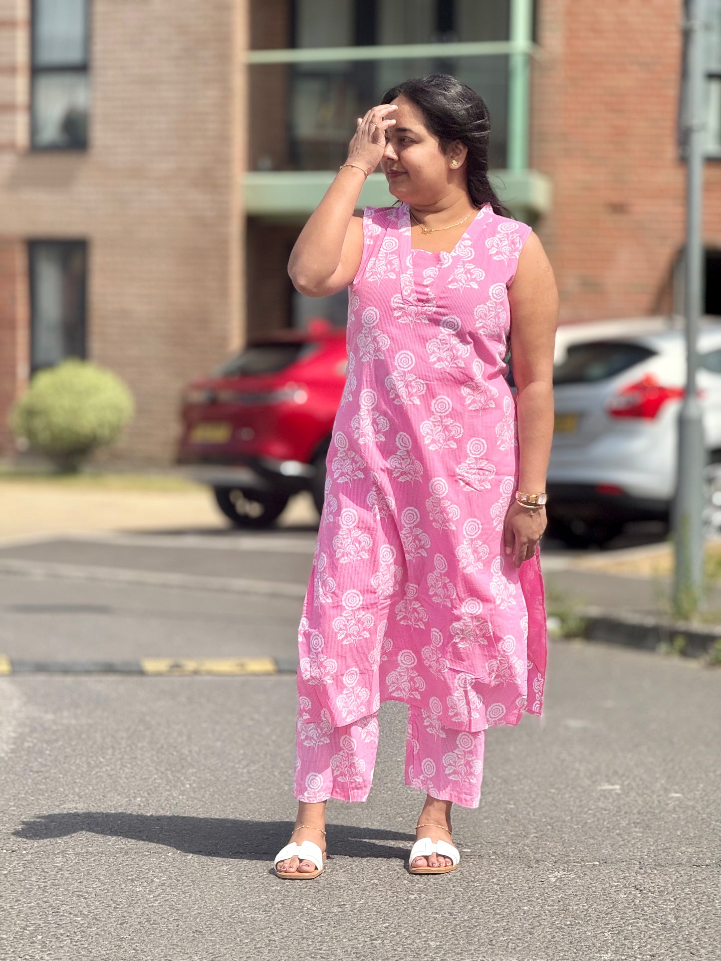 Rose bloom - Floral Pink co rd Set