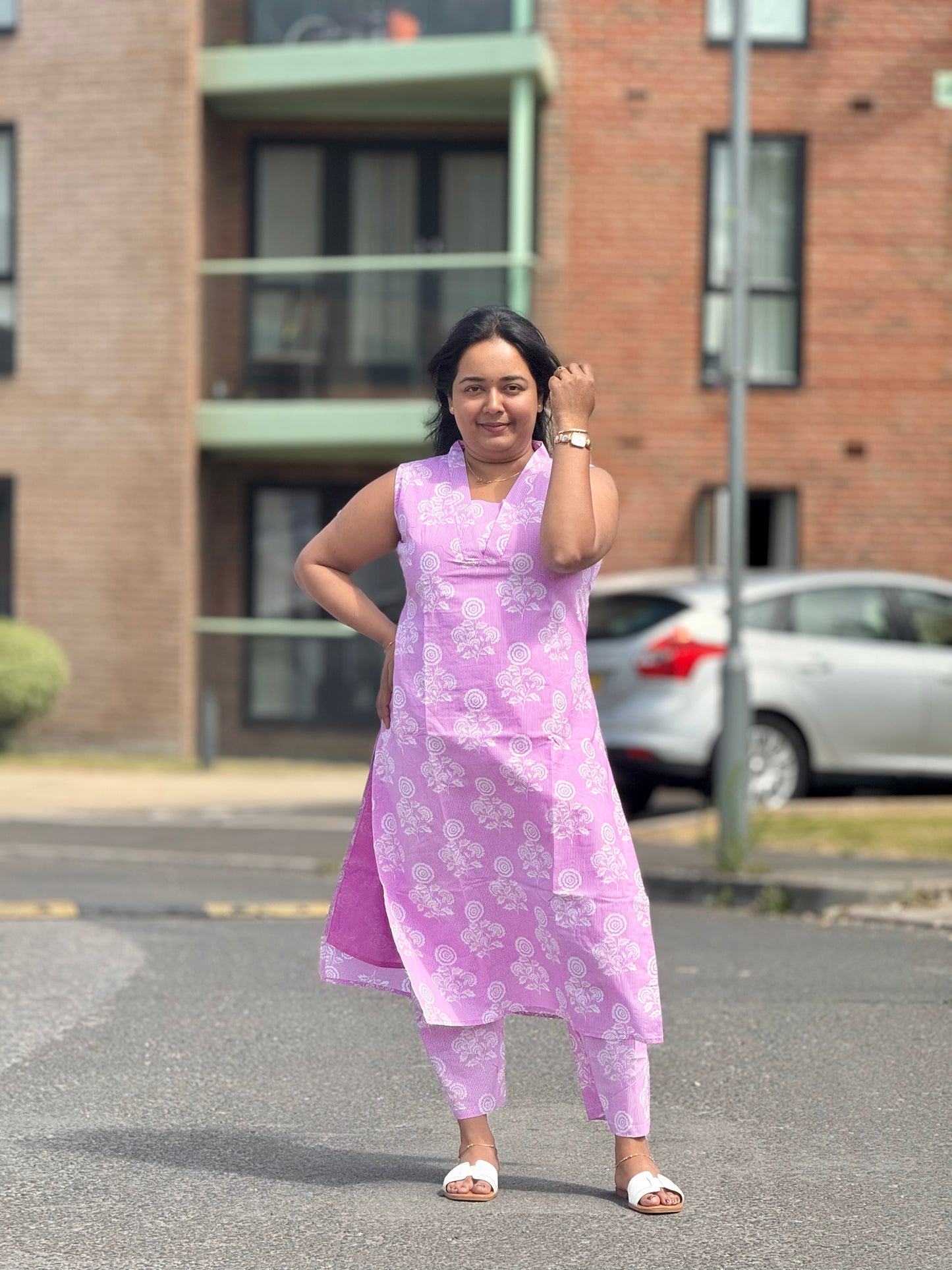 Lilac Whirl - Lavender Co rd set