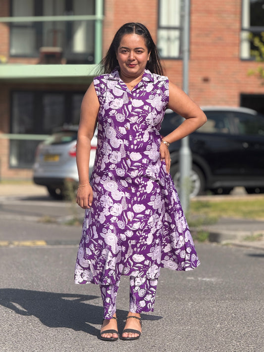 VIOLET BREEZE SUMMER CO-ORD
